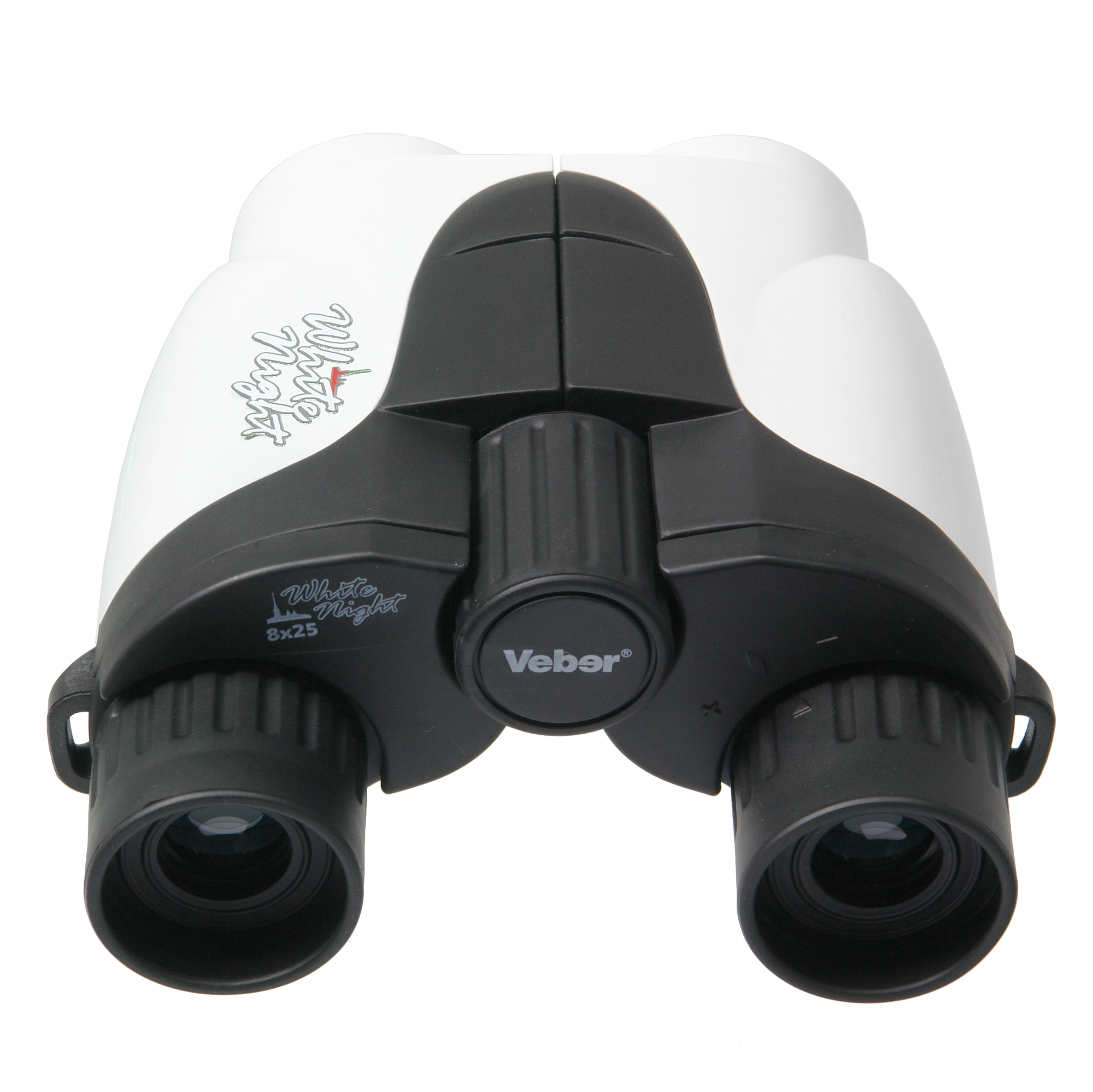 Бинокль Veber White Night 8x25 белый/черный