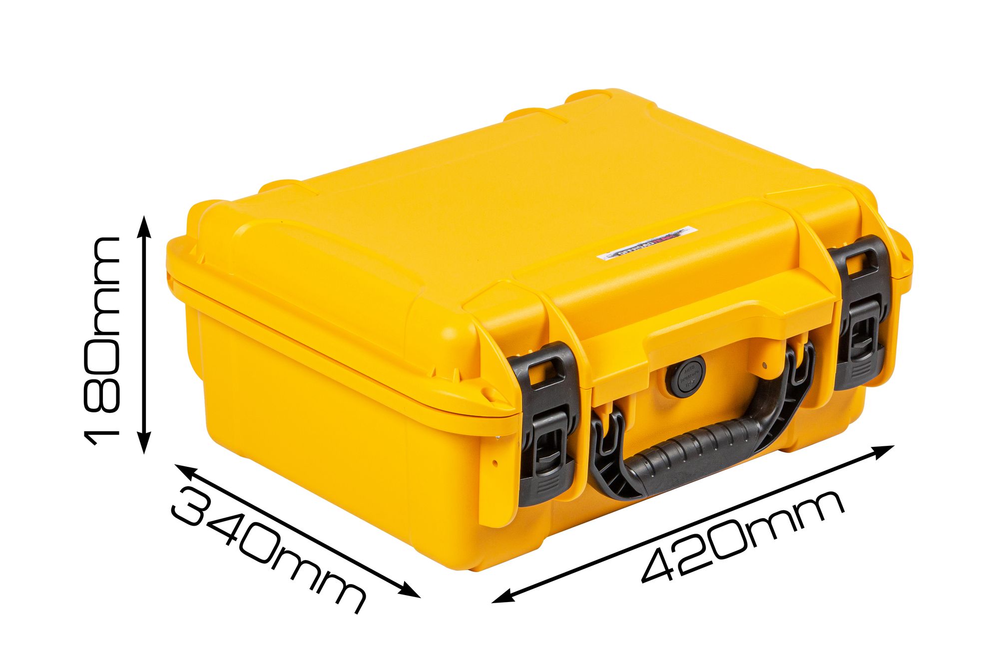 Кейс OffRoadTeam Element EL613450 ЖЕЛТЫЙ, внутри 380*258*173мм, IP65