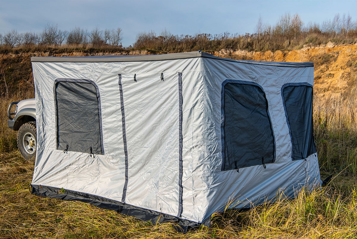картинка Стенки к автомобильной веерной маркизе (тамбур) РИФ  2х2,3 м 