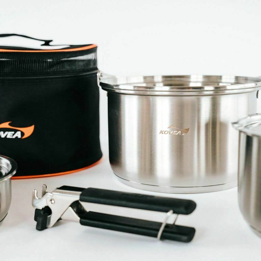 картинка Набор посуды Kovea KOVEA TRIPLE STAINLESS COOKWARE-L
