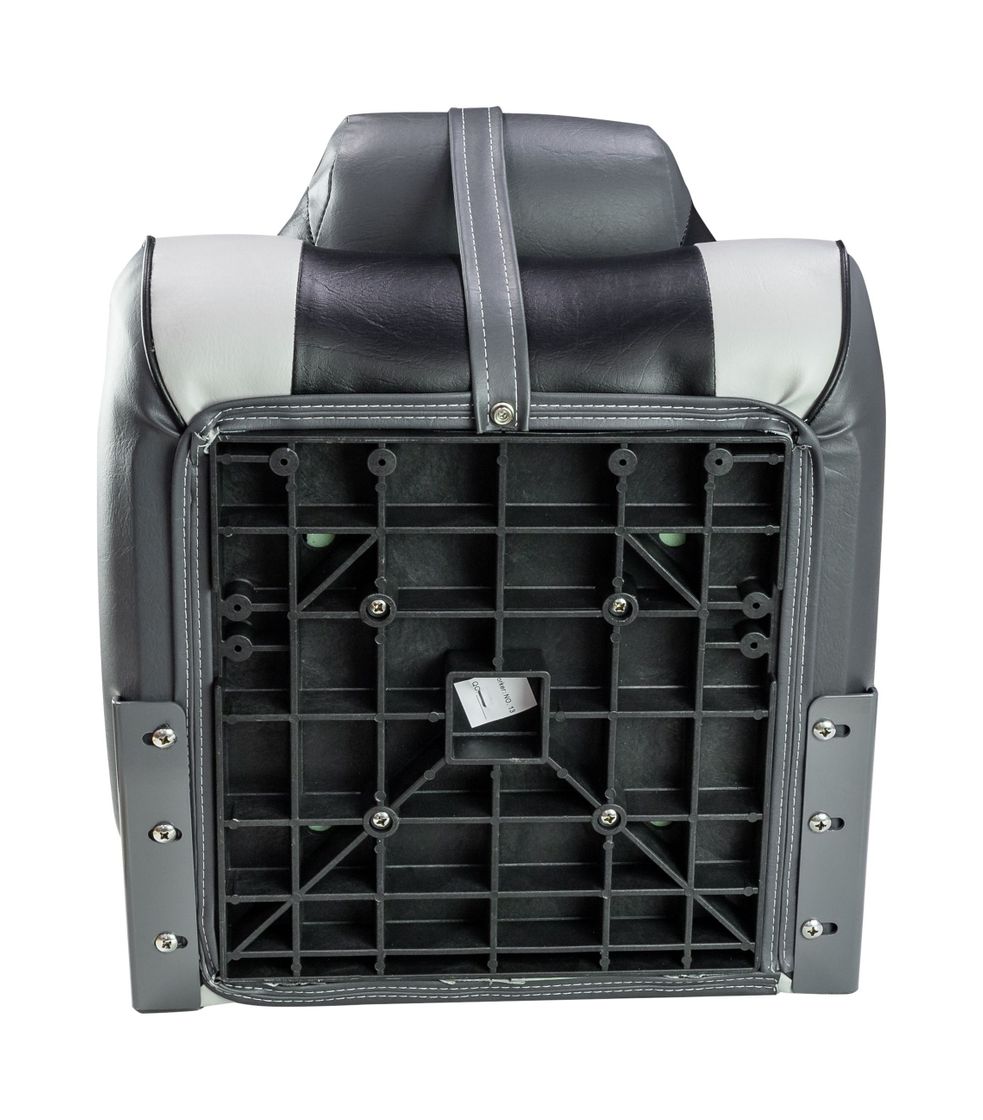 картинка Кресло мягкое складное, обивка винил, цвет серый/угольный/черный, Marine Rocket