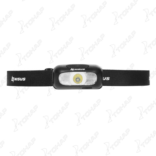 картинка Фонарь налобный NISUS 200 LM, IP44, USB