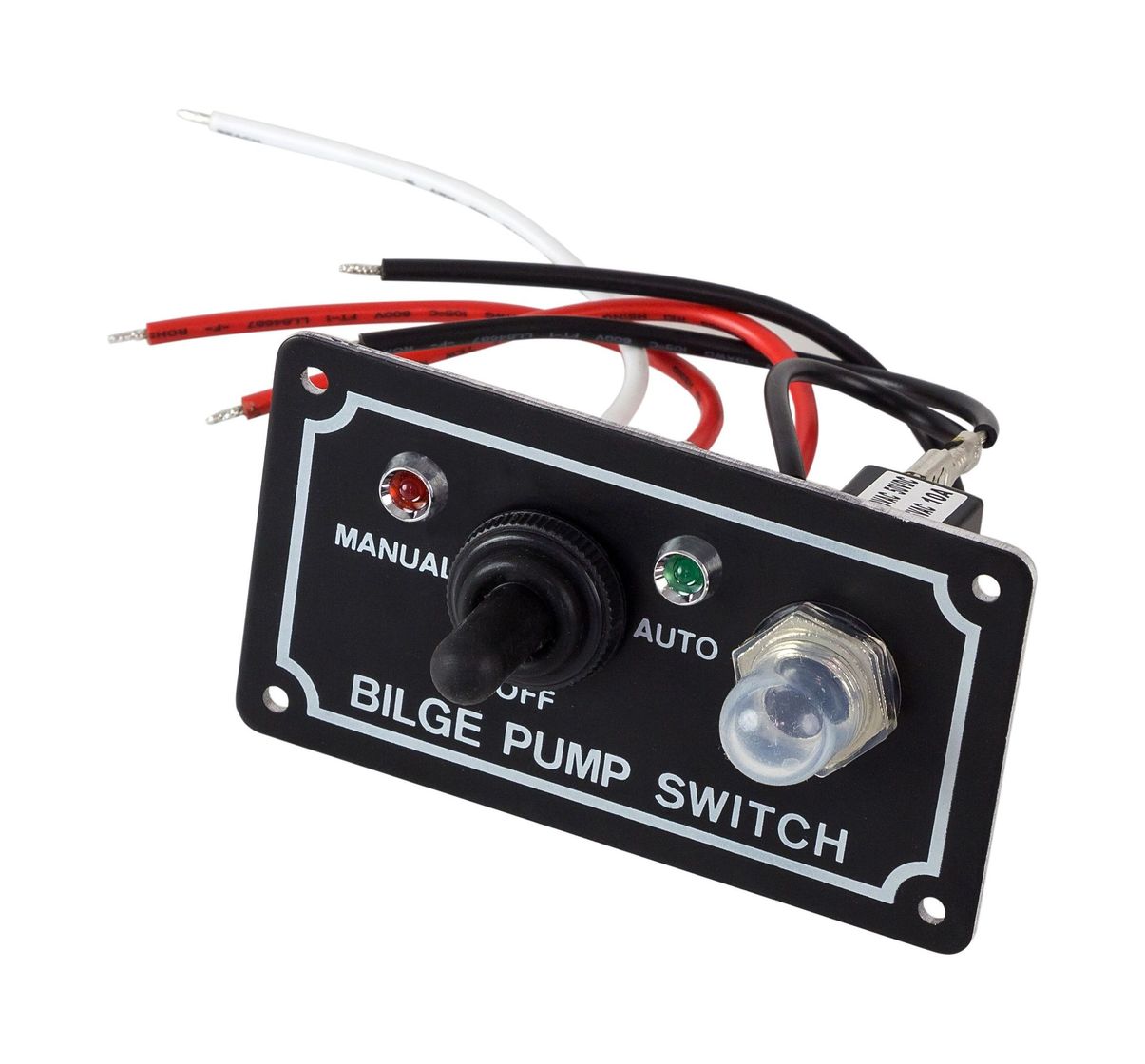 картинка Панель управления водооткачивающей помпой auto-off-manual с влагозащищенным тумблером