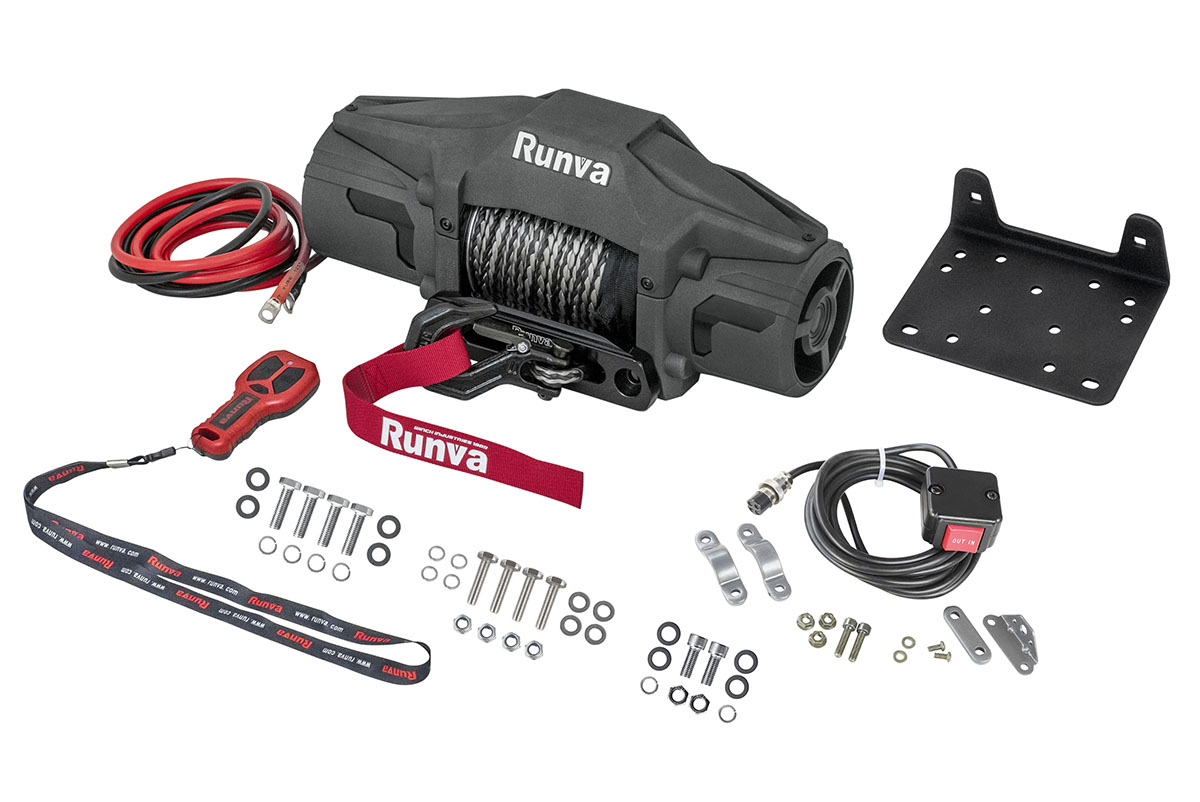 картинка Лебёдка Runva EWV6000FSR 12В 2500 кг синтетика