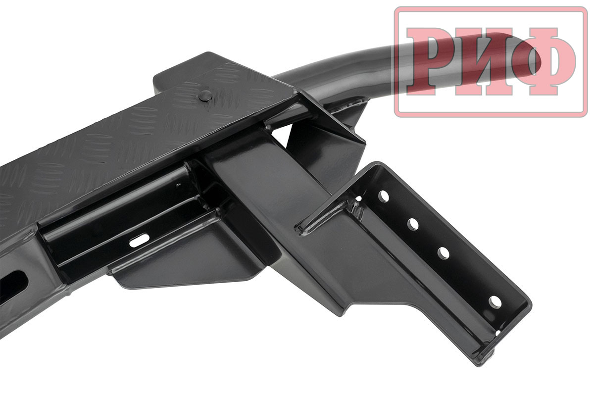 картинка Бампер задний РИФ Renault Duster 2021+ c квадратом под фаркоп