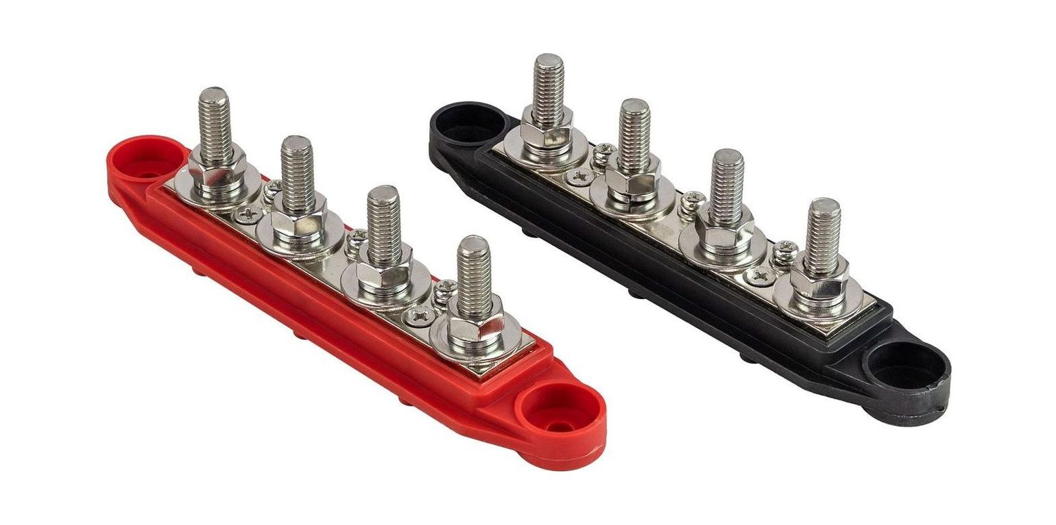 картинка Колодка распределительная электромонтажная, 4 контакта, M8, Marine Rocket