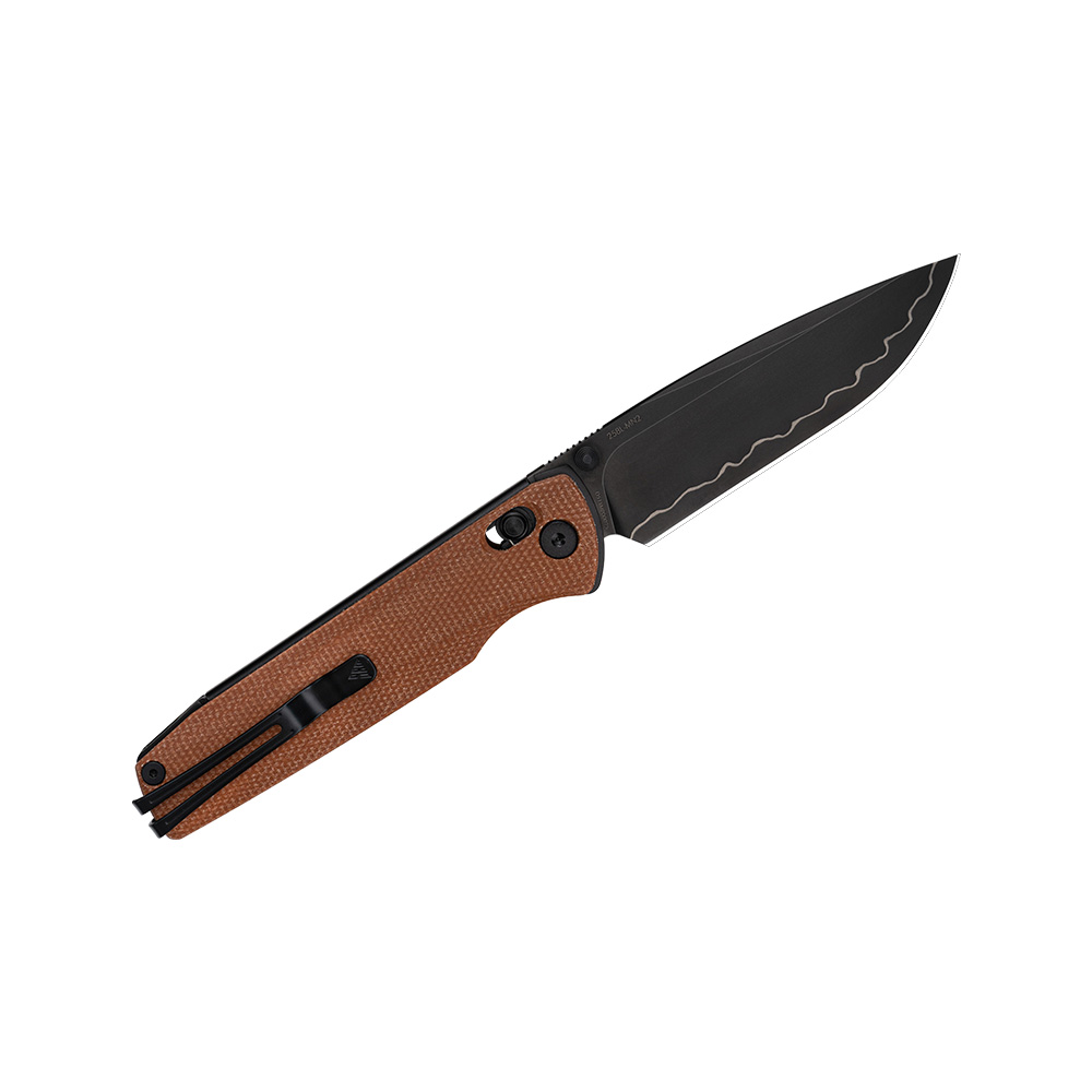 картинка Нож складной SRM Terrier 258L-MN2 коричневый