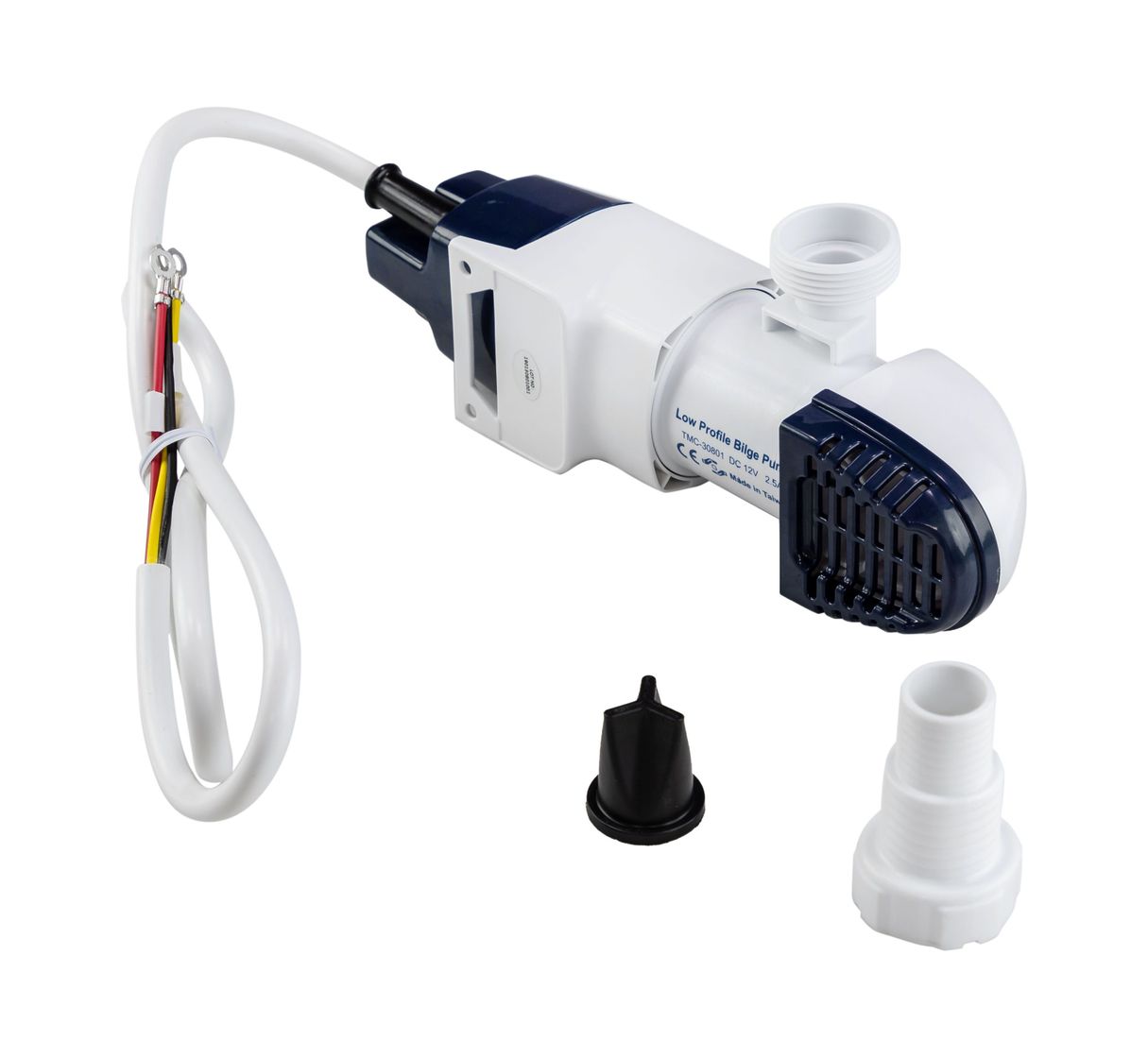 картинка Помпа осушительная автоматическая низкопрофильная, 12 В, 500GPH (1892,5 л/ч)