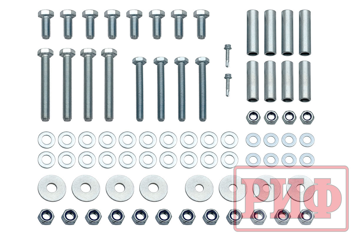 картинка Бампер задний РИФ Renault Duster 2021+ c квадратом под фаркоп