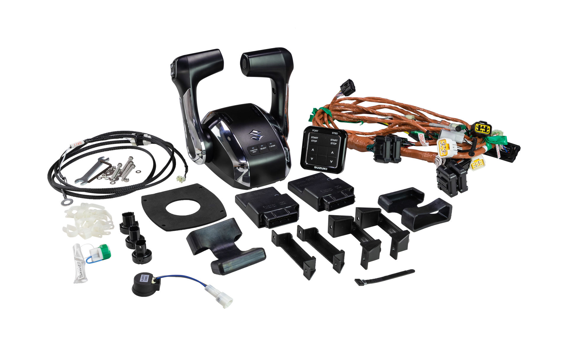 картинка Дистанционное управление Suzuki SPC, постовая, два двигателя (комплект)