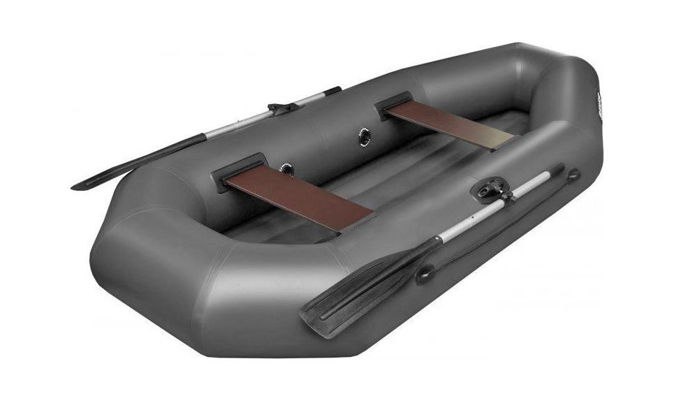 картинка Надувная лодка ПВХ Skiff 260 НД, серый, SibRiver