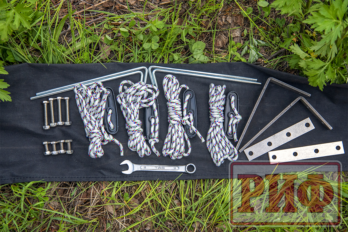 картинка Маркиза автомобильная РИФ веерная 2,5х2,5 м (левая)