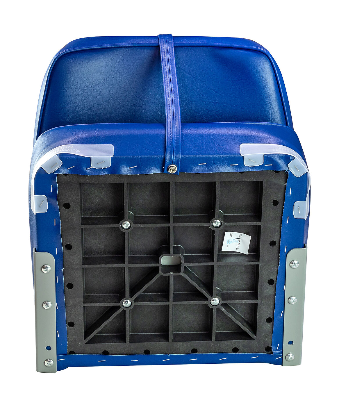 картинка Кресло мягкое складное, высокая спинка, обивка винил, цвет синий, Marine Rocket