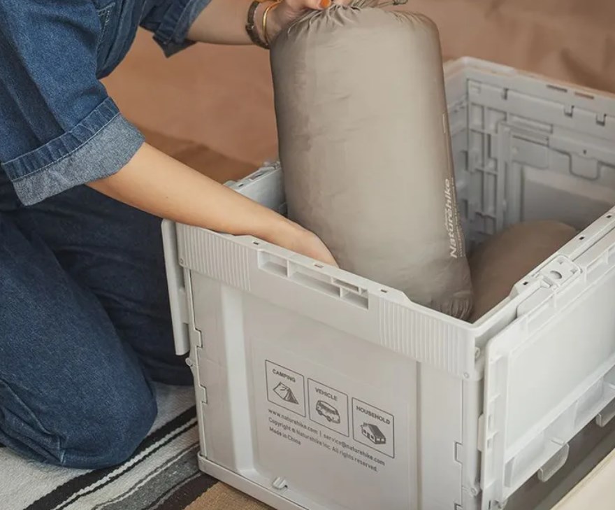 картинка Ящик туристический Naturehike 50 л, трансформер, серый