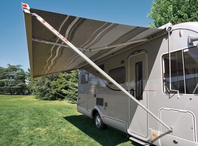 картинка Маркиза Fiamma F45S, 1.9м, настенная, корпус белый, полотно серое