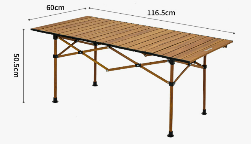 Стол туристический Naturehike увеличенный складной, 116.5х60х50,5 см.