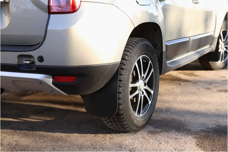 картинка Брызговики (ПНД - полиэтилен) компл. - 4 шт.  Renault Duster 2010—2014