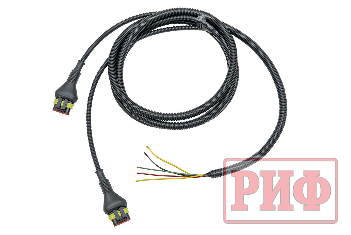 картинка Бампер задний Changan Hunter Plus с квадратом и фонарями РИФ силовой