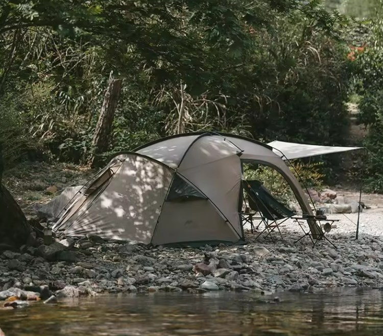 картинка Палатка Naturehike SHAN DI, 2-местная, коричневая
