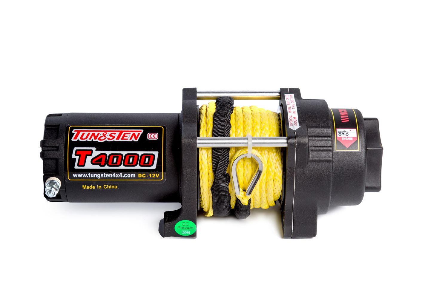Лебедка Tungsten Winch 4000 синтетика, радиопульт