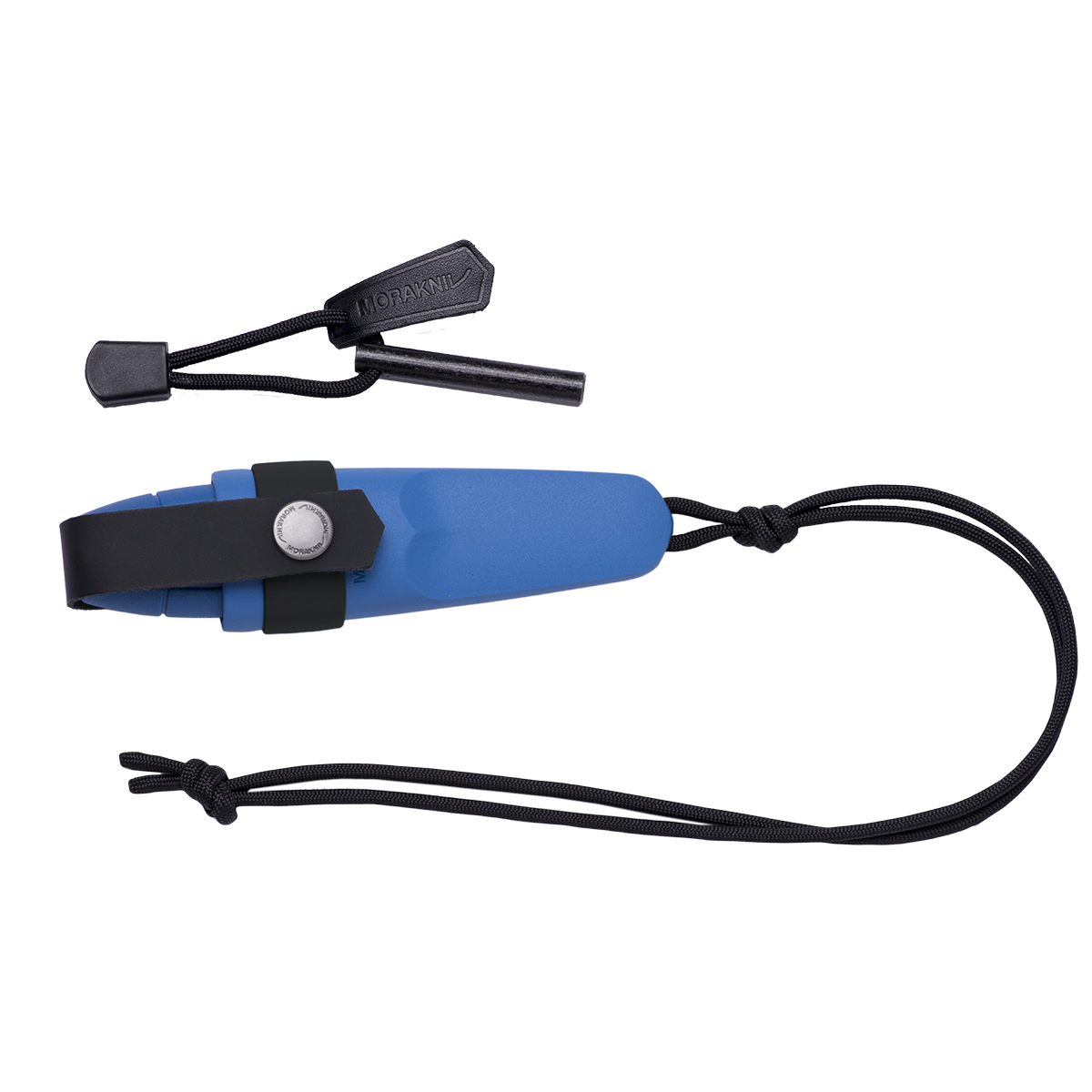 картинка Нож Morakniv Eldris, нержавеющая сталь, цвет желтый, ножны, шнурок, огниво