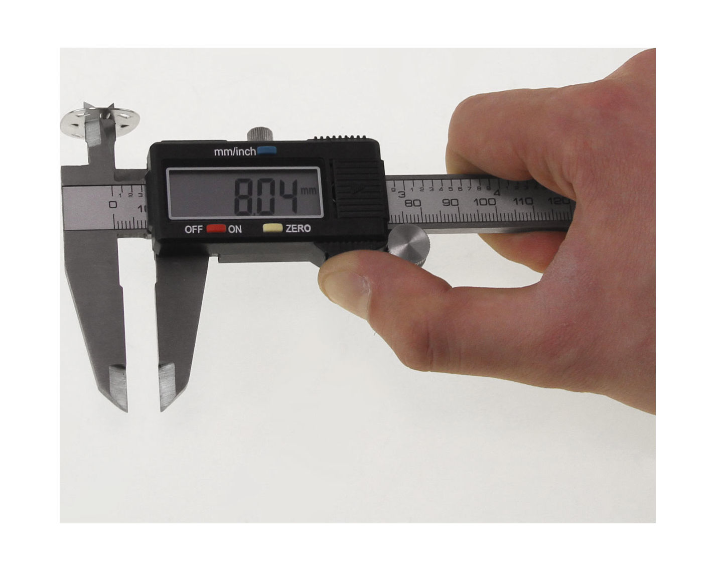 картинка Шайба тентовой застежки DOT, никелированная латунь