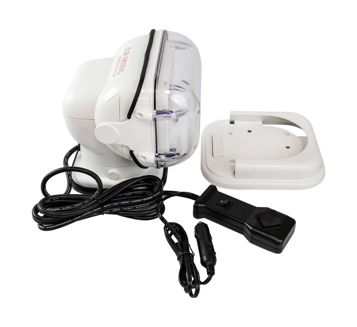 картинка Прожектор стационарный галогеновый с пультом управления, белый