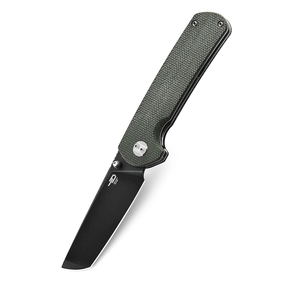 картинка Нож Bestech Sledgehammer сталь D2, рукоять Микарта зеленая