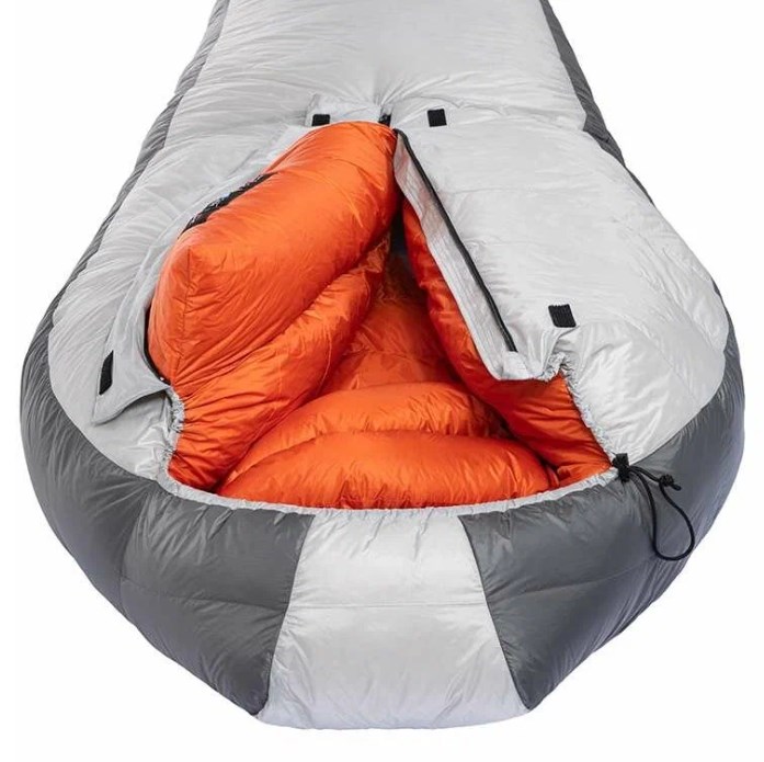 картинка Мешок спальный Naturehike Arctic-17, 200х75 см, (правый) (ТК: -17C), серебристый