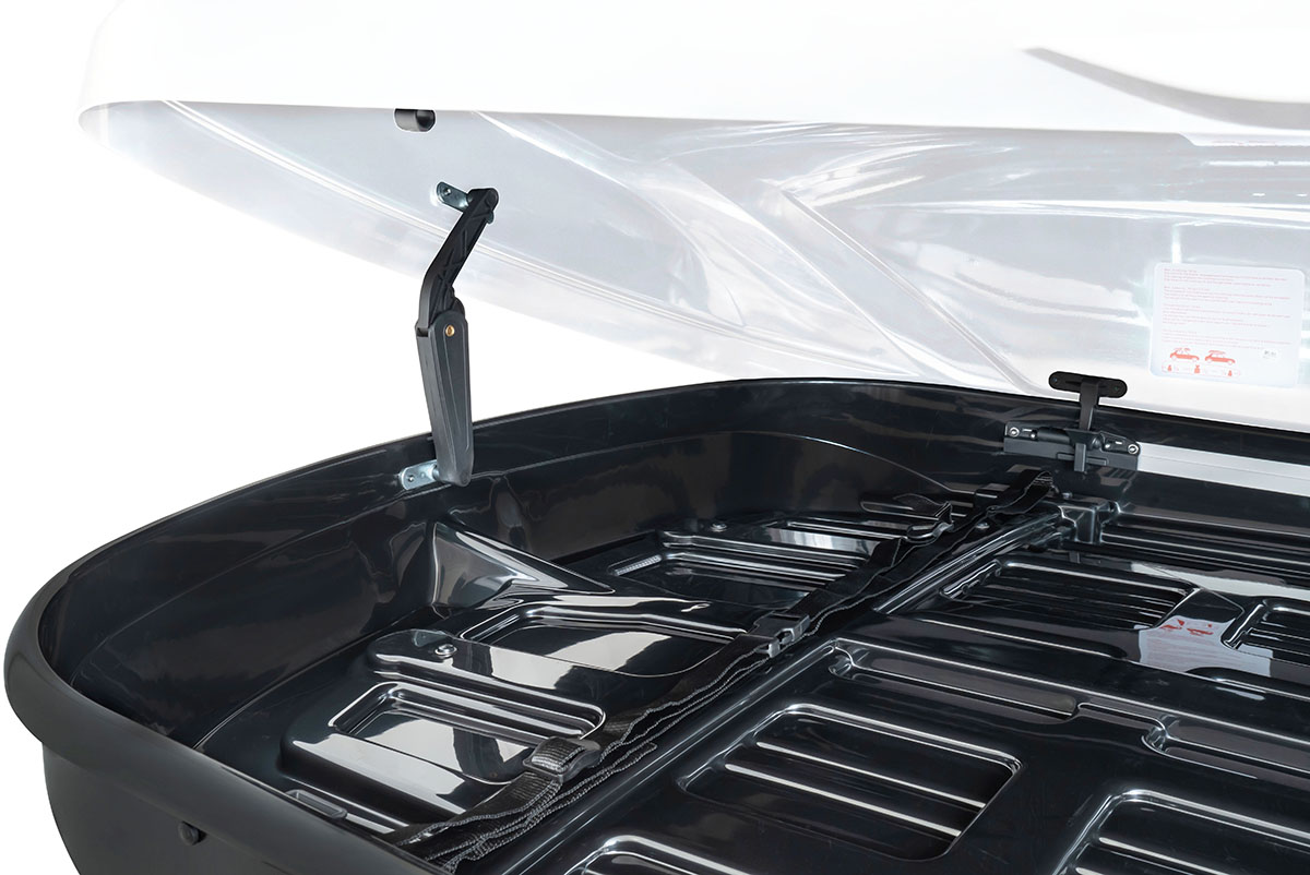 картинка Бокс автомобильный на крышу Pentair CARAVAN 600L белый глянец, двусторонний