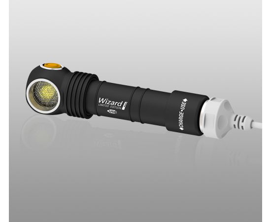 картинка Налобный фонарь ARMYTEK WIZARD Pro Magnet USB Nichia ТЕПЛЫЙ