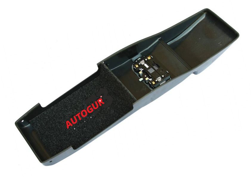 картинка Консоль потолочная УАЗ Патриот пластиковая (2013-2014+) с светодиодным плафоном черная