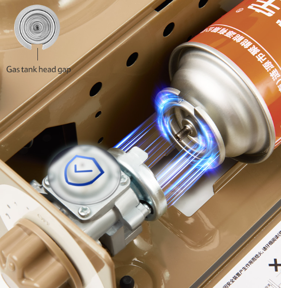 картинка Плита газовая Naturehike 2 кВт, циклон, коричневая