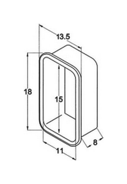 картинка Ящик для хранения мелочей с крышкой, 150х110х80 мм