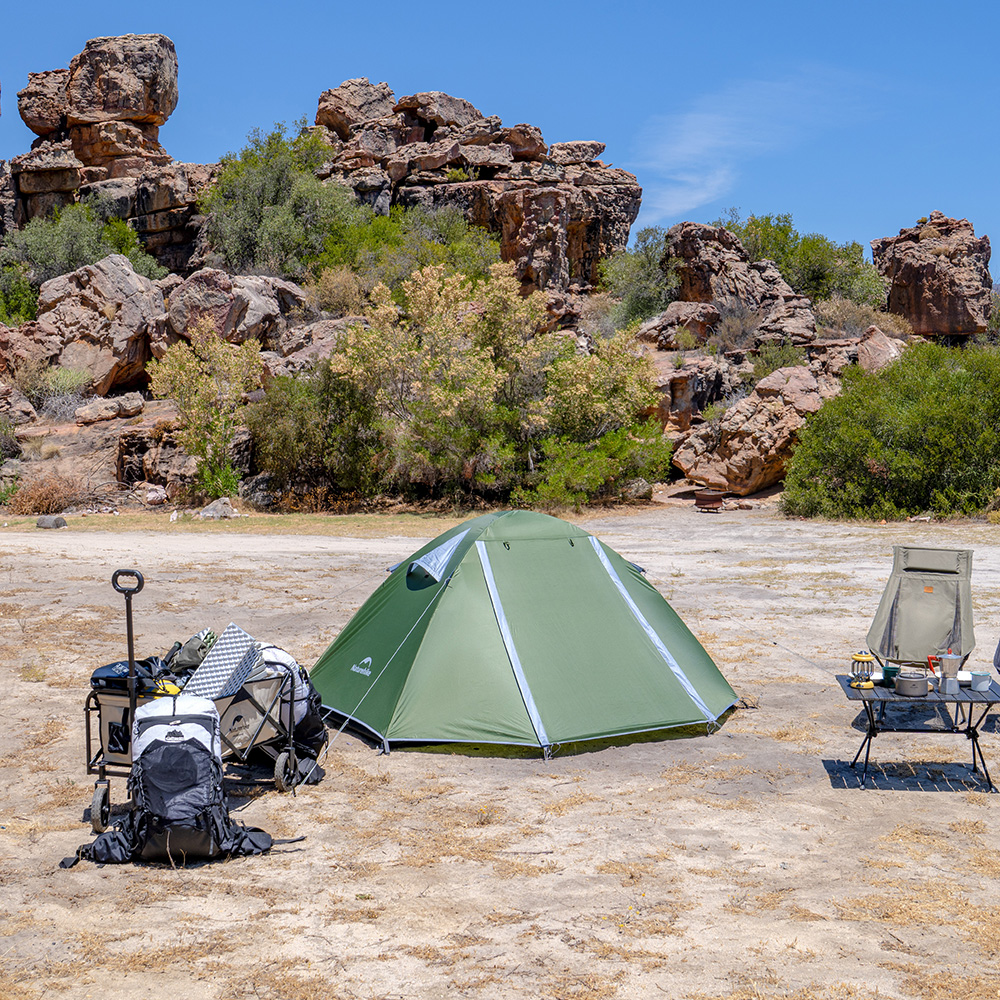 картинка Палатка Naturehike Bleik Series CNK2550WS038 Type B, трехместная, зеленая