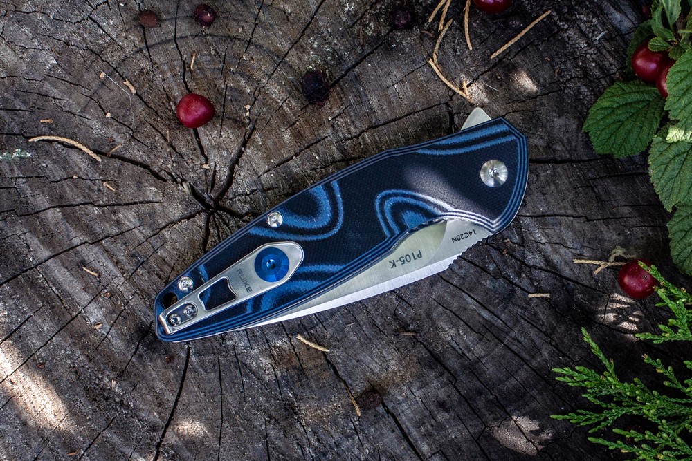 картинка Нож Ruike Fang P105 черно-синий