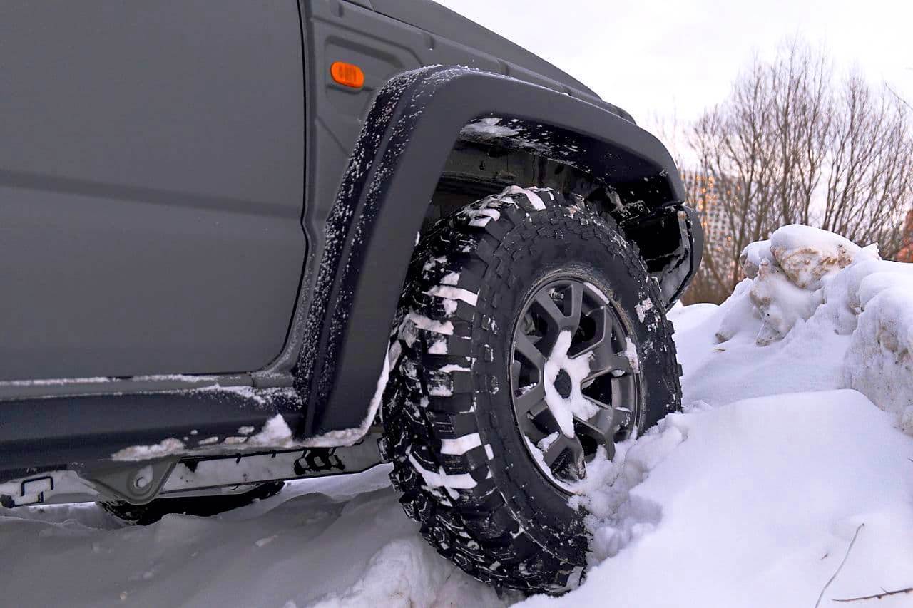 Расширители колесных арок и крылья композитные (комплект) Suzuki Jimny
