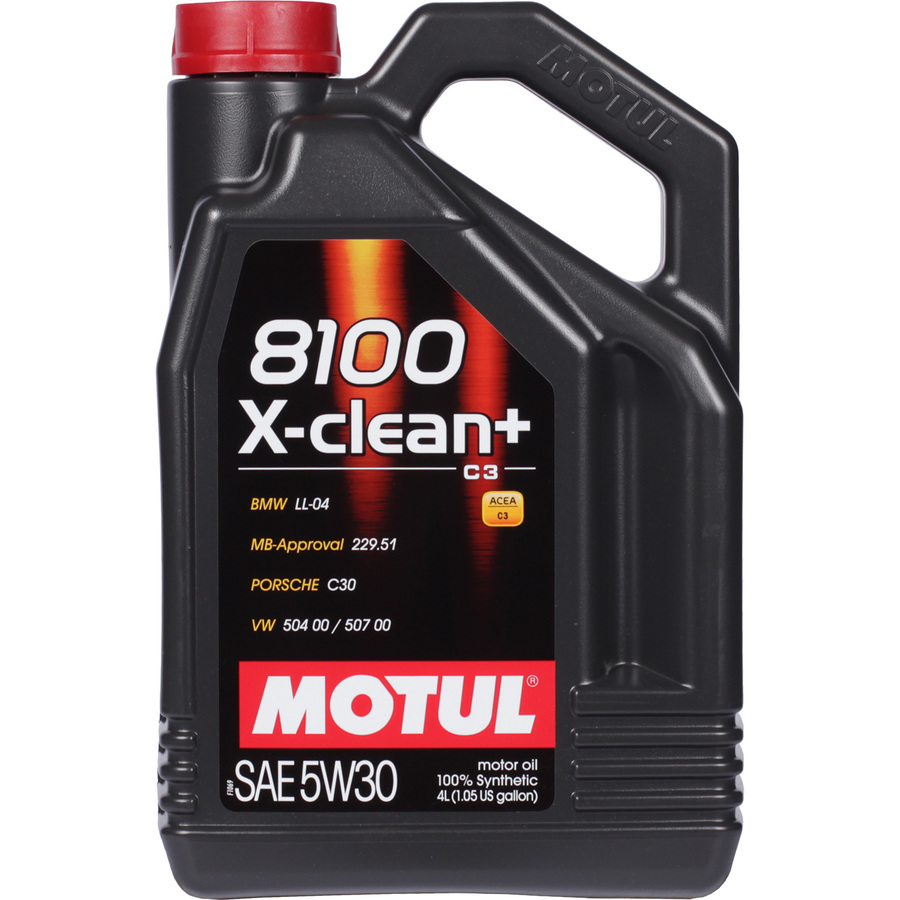 картинка Масло моторное Motul 8100 X-clean+ 5W-30 4л