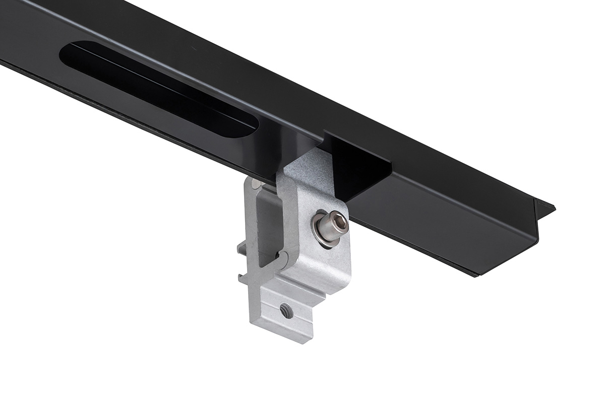 картинка Крышка кузова Mitsubishi L200 2015+, трёхсекционная, алюминиевая, черная