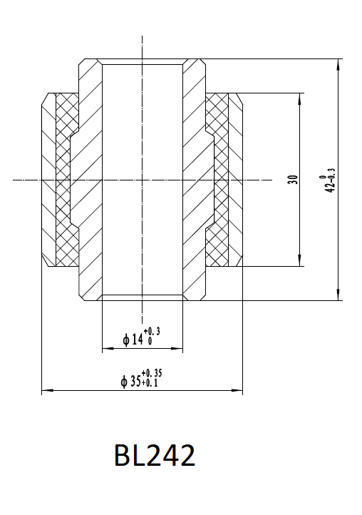 картинка Втулка переднего амортизатора РИФ SA242
