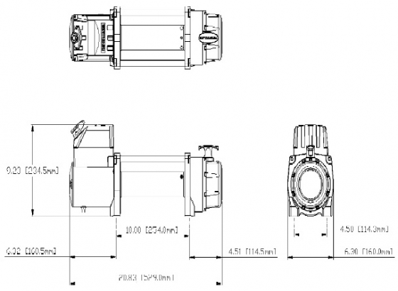 картинка Лебедка Superwinch Tiger Shark 9,5