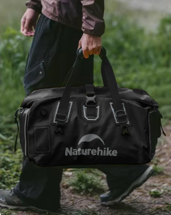 картинка Гермосумка Naturehike 40 л ПВХ (черная)