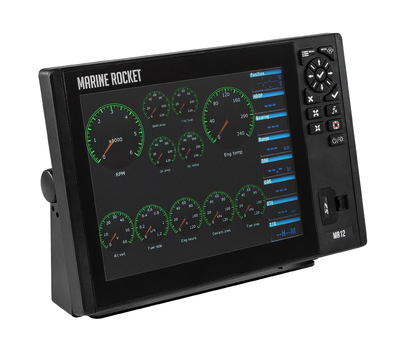 картинка Картплоттер морской 12C, Marine Rocket