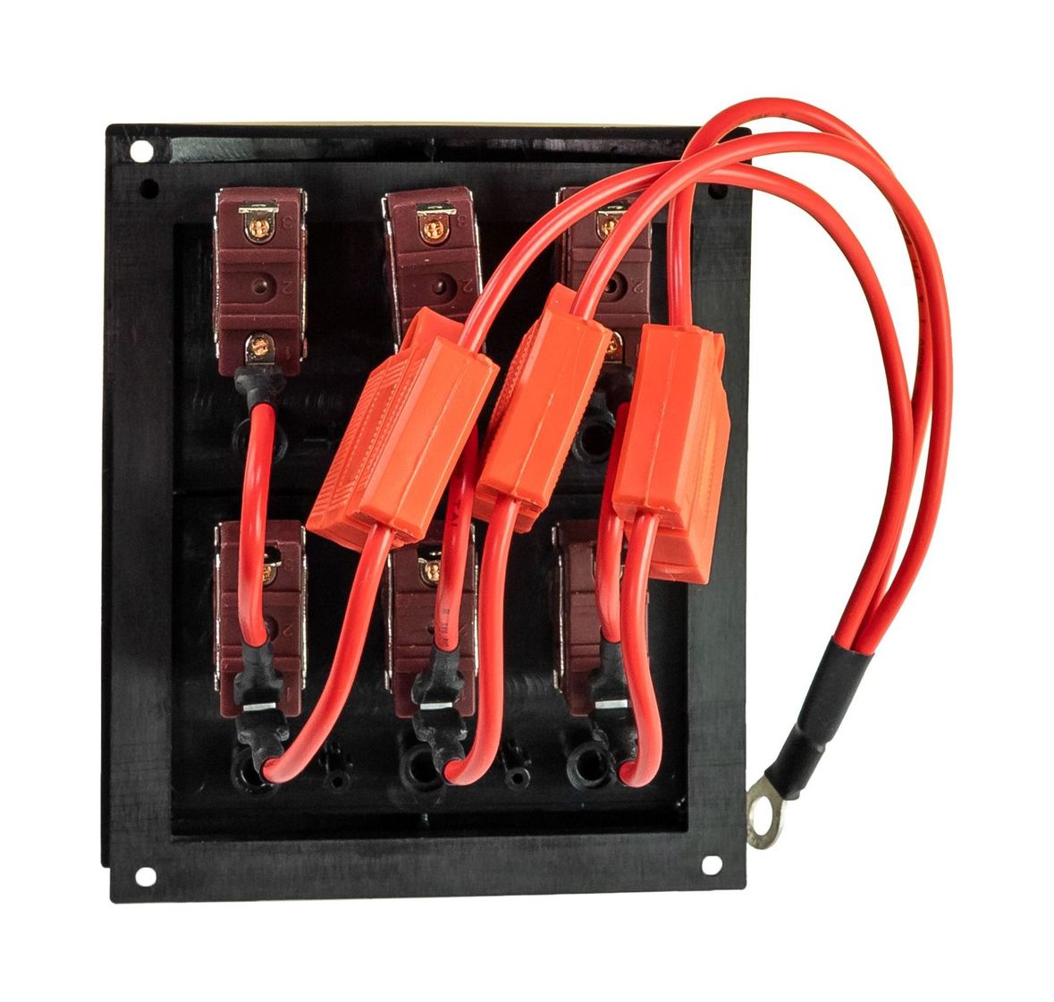 картинка Панель бортового питания 6 переключателей, предохранители