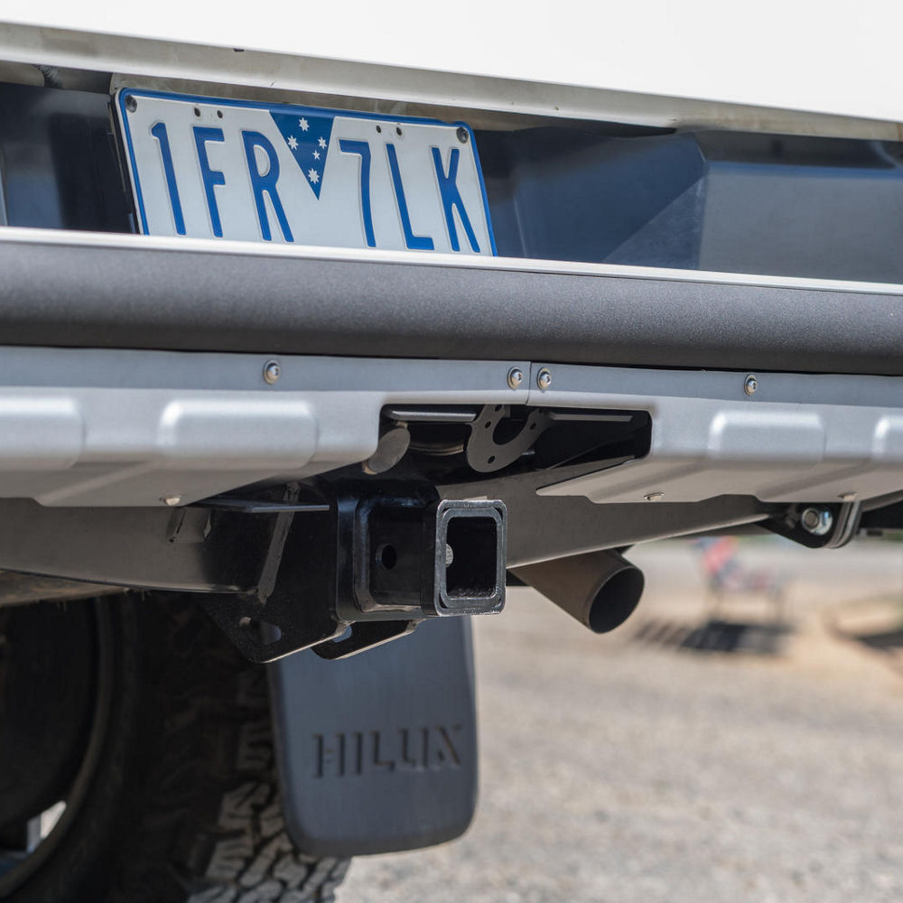 SUMMIT RAW REAR BUMPER|15ON HILUX SUIT OE TOWBAR