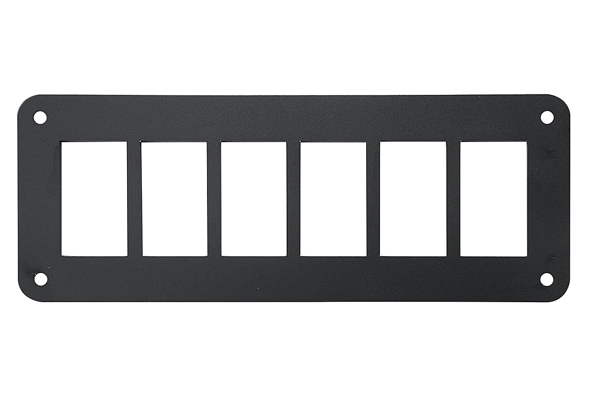 картинка Панель кнопок монтажная РИФ шесть отверстий
