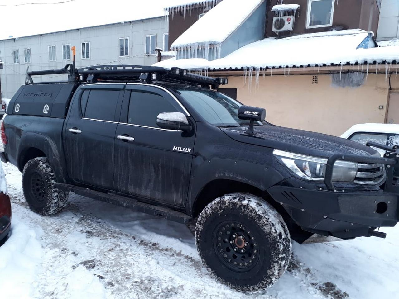 картинка Рейлинги грузовые KDT универсальные для кунга, сталь — 1328(R)