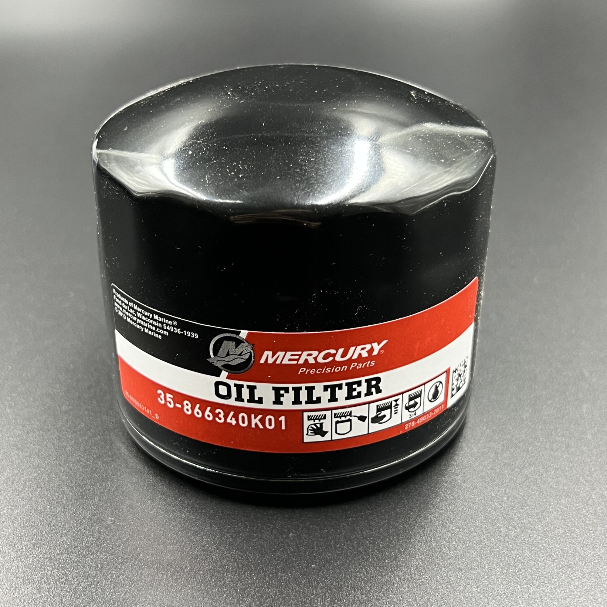 картинка Фильтр масляный Mercruiser 3.0-7.2L (35-802885T) (PREMARINE)