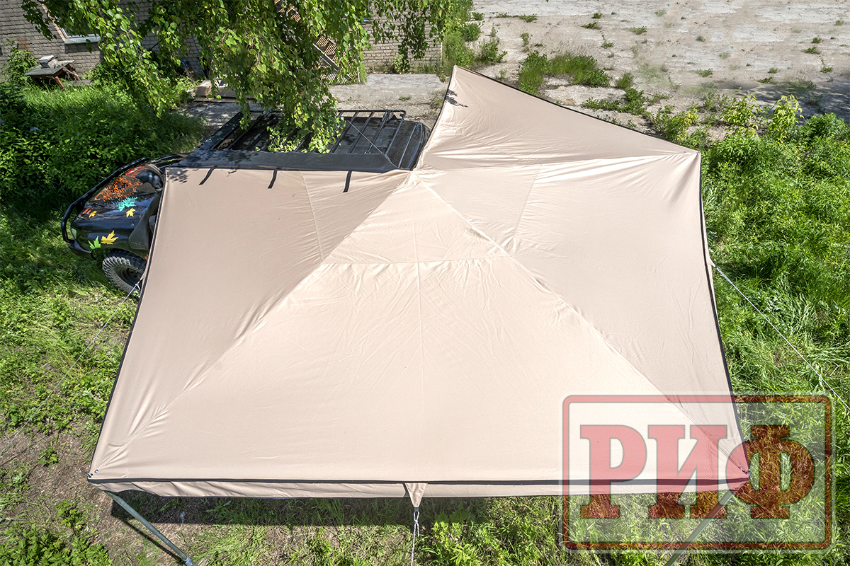 картинка Маркиза автомобильная РИФ веерная 3,0х3,0 м (левая)