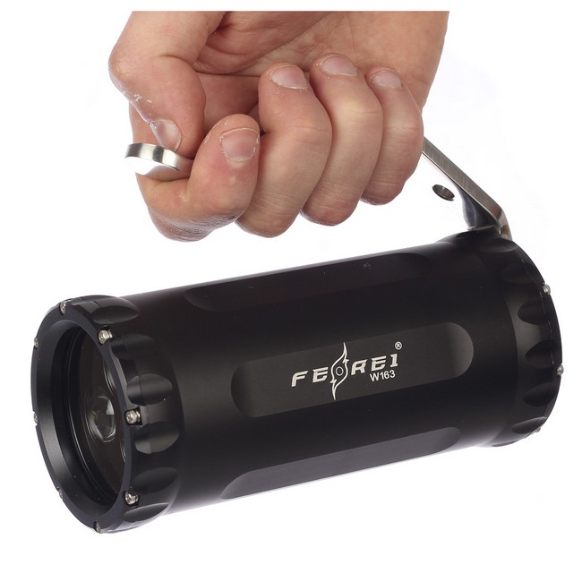 картинка Фонарь для дайвинга Ferei W163 CREE XM-L2 (холодный свет диода)
